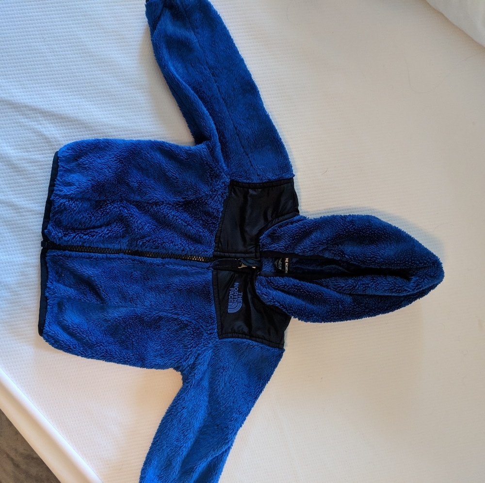 The North Face Kids Blue and Black Jacket